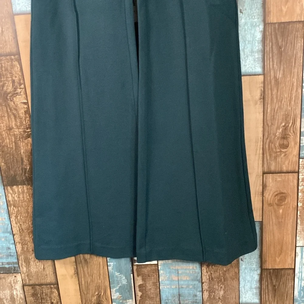 A new day green stretch high waisted flare slacks - Picture 4 of 16